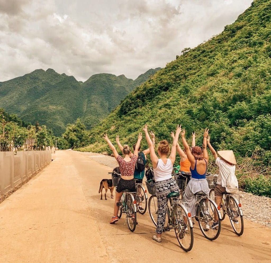 A group cycle tour of Ninh Binh
