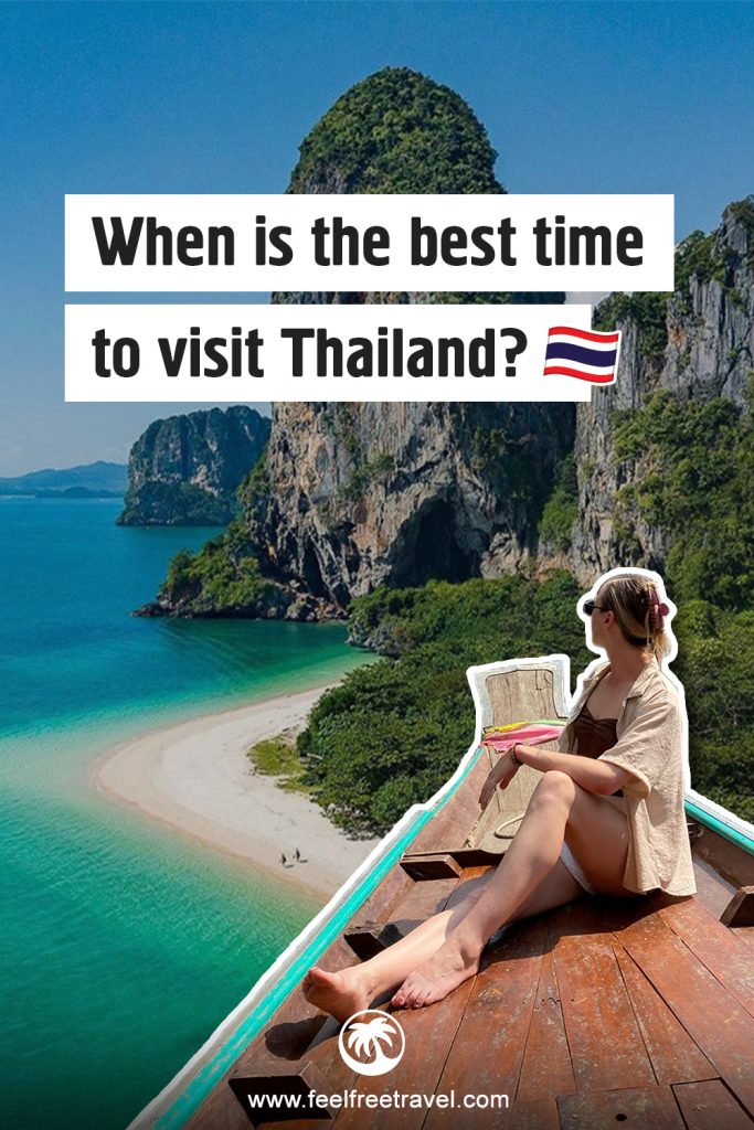 Pinterset cover with "When is the best time to visit Thailand?" on it